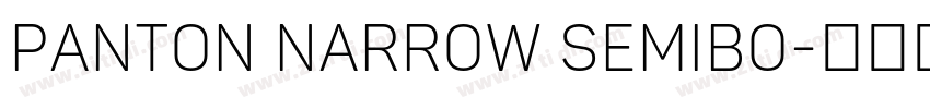 Panton Narrow SemiBo字体转换 Panton Narrow SemiBo字体转换